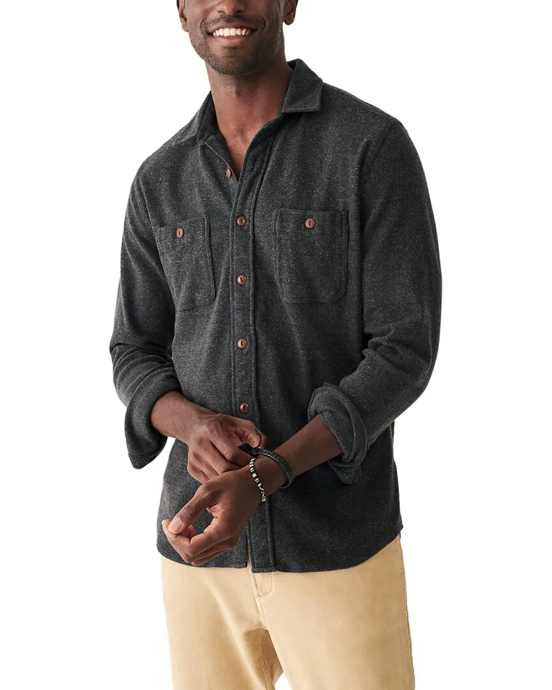 Faherty Knit Alpine Shirt Nocolor