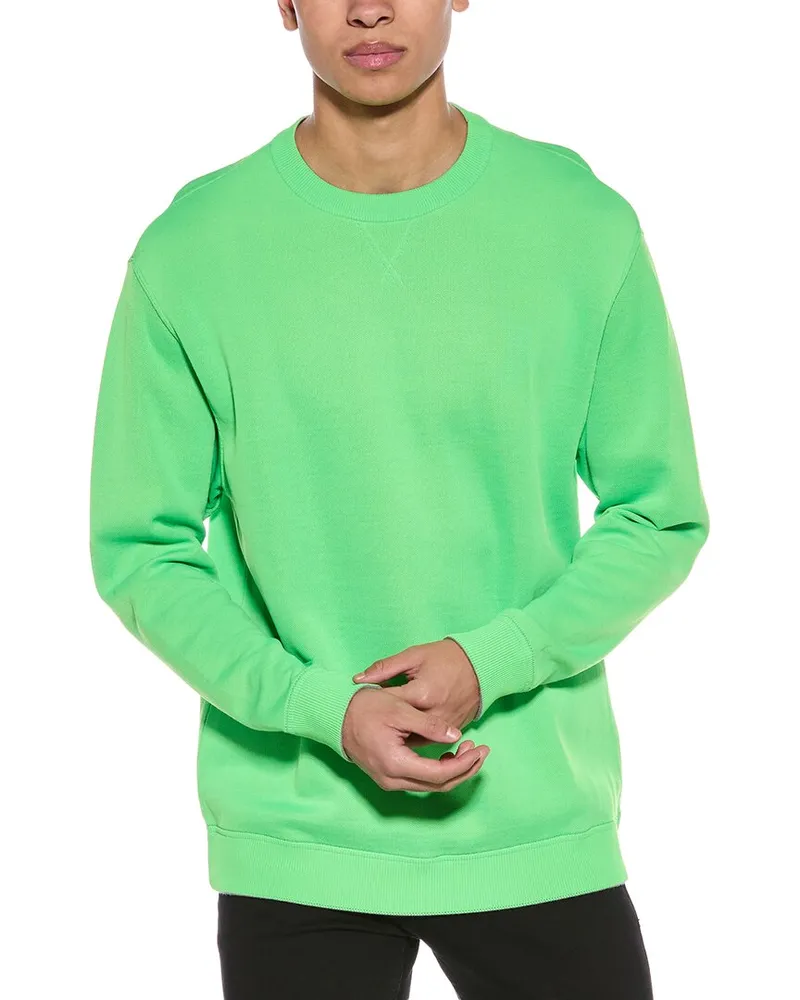 Valentino Garavani Wool-Blend Crewneck Sweatshirt Green