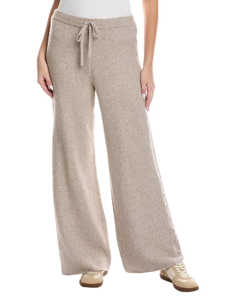 Splendid Stassi Cable Sweater Pant Brown