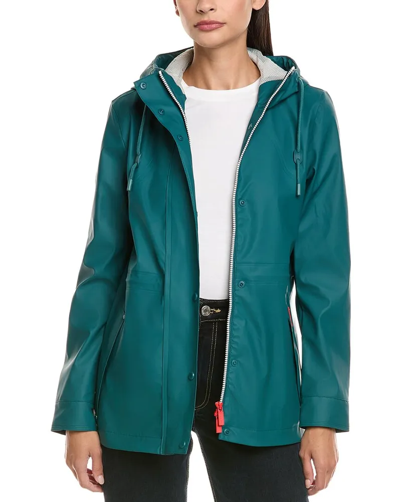 Hunter Abbey Rain Jacket Blue