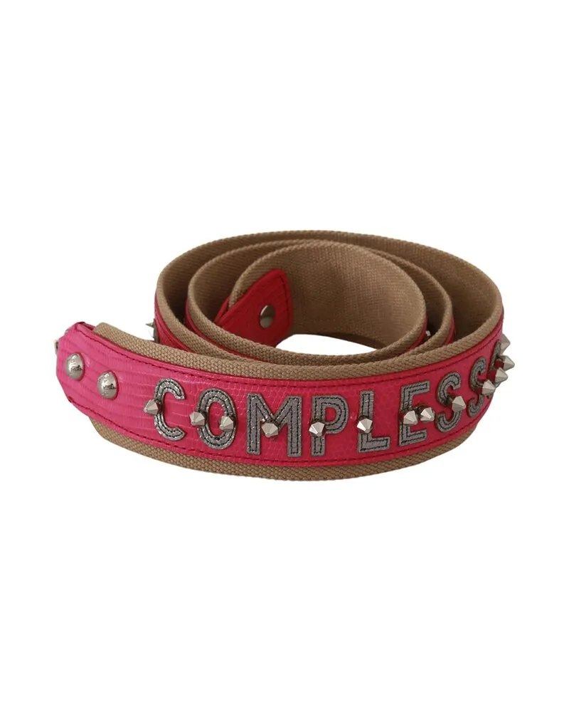 Dolce & Gabbana Leather Bag Strap Pink