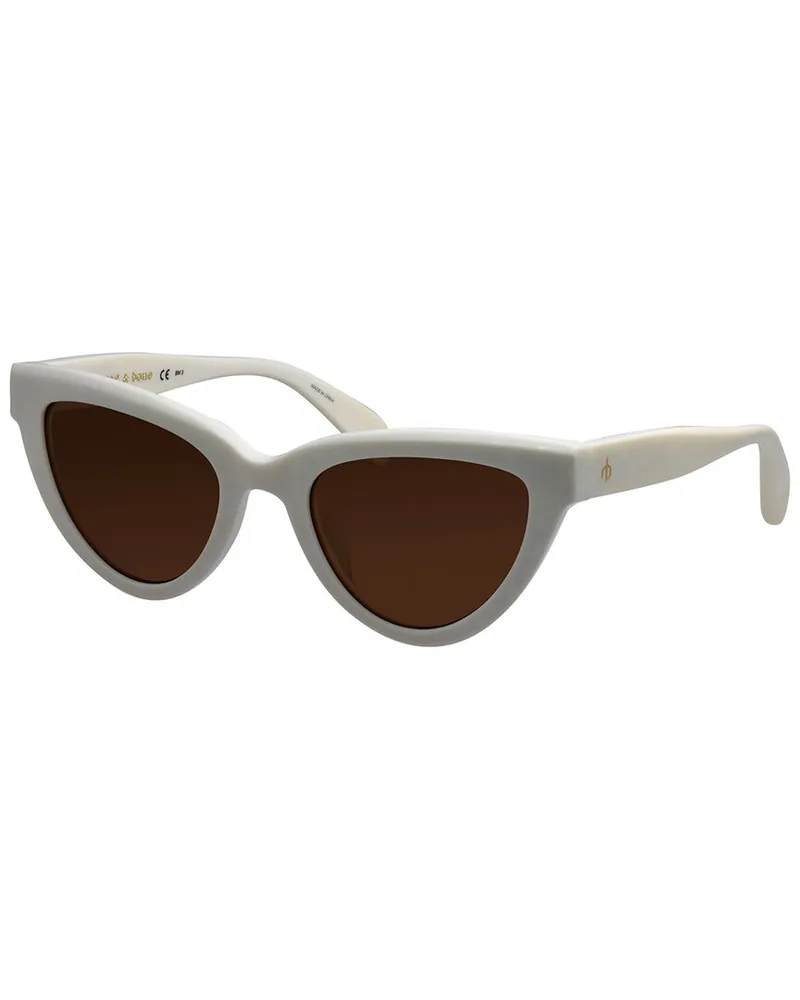 Rag & Bone Women's 1072 52mm Sunglasses White
