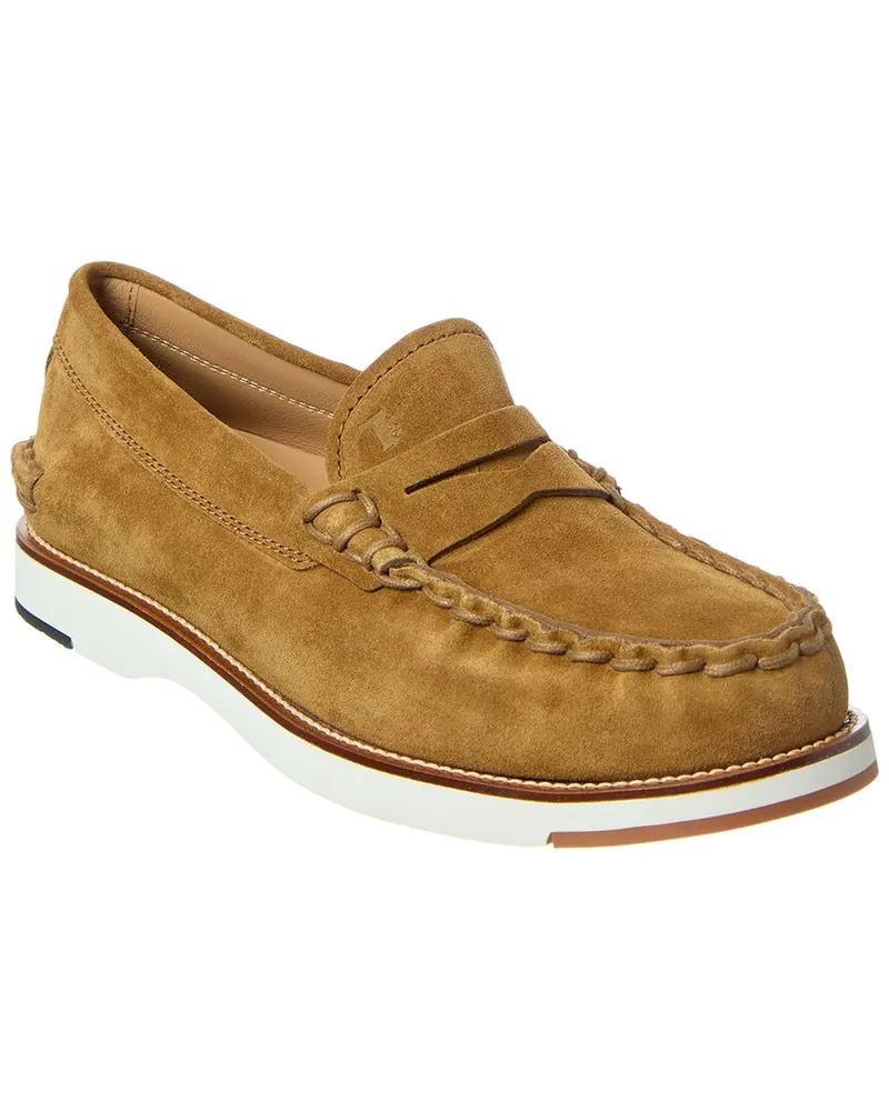 TOD'S TOD’s Suede Moccasin Brown