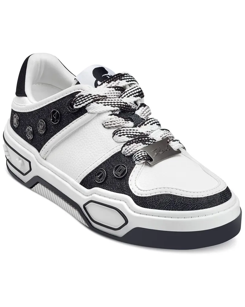 Karl Lagerfeld Cyndra Leather Sneaker Nocolor
