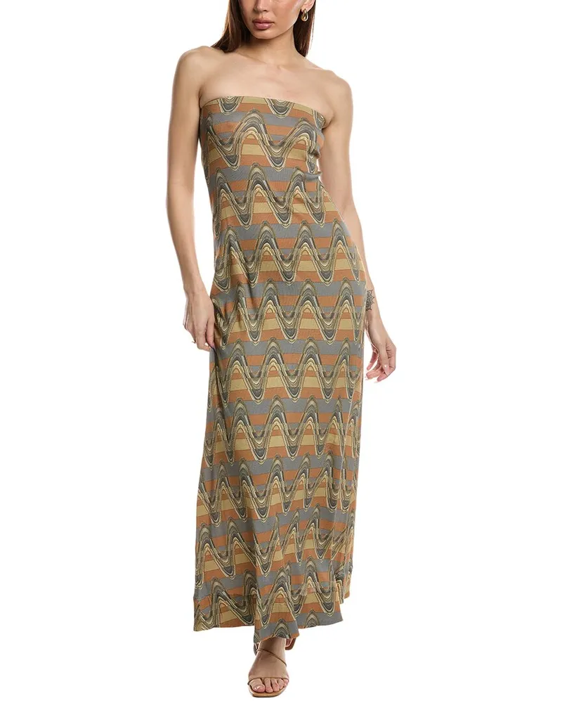 Faithfull The Brand Elina Maxi Dress Green