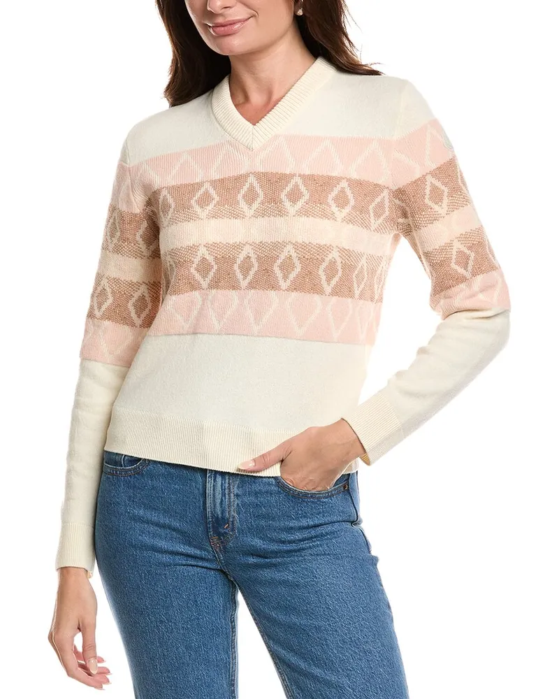 Moncler Wool Sweater White
