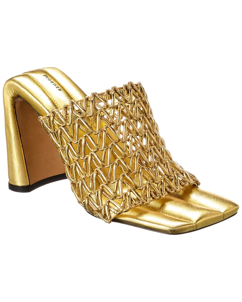 Proenza Schouler Leather Sandal Gold