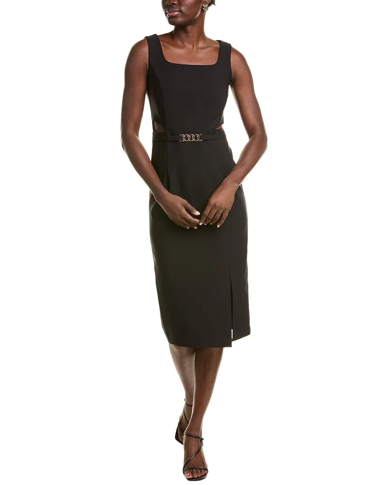 Joseph Ribkoff Cutout Midi Dress Black