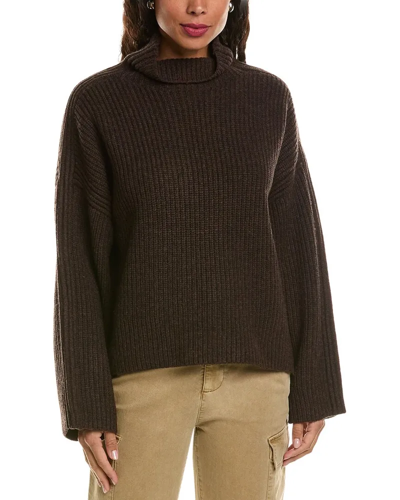 Rag & Bone Connie Wool Sweater Brown