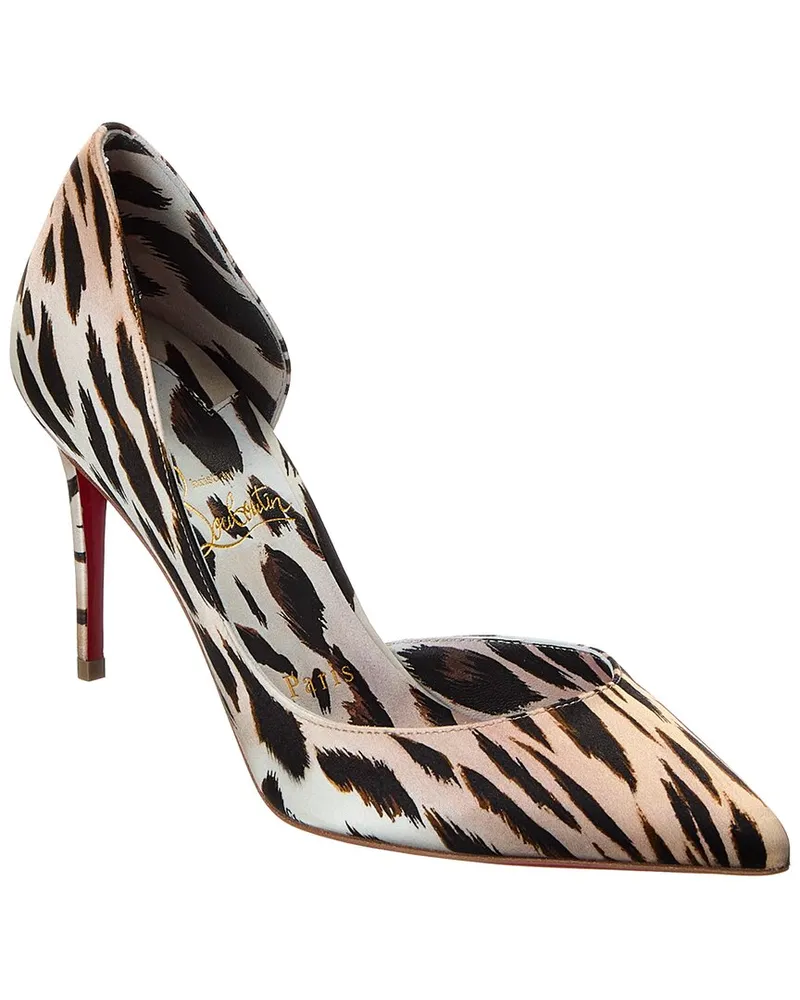 Christian Louboutin Iriza 85 Satin Pump Nocolor