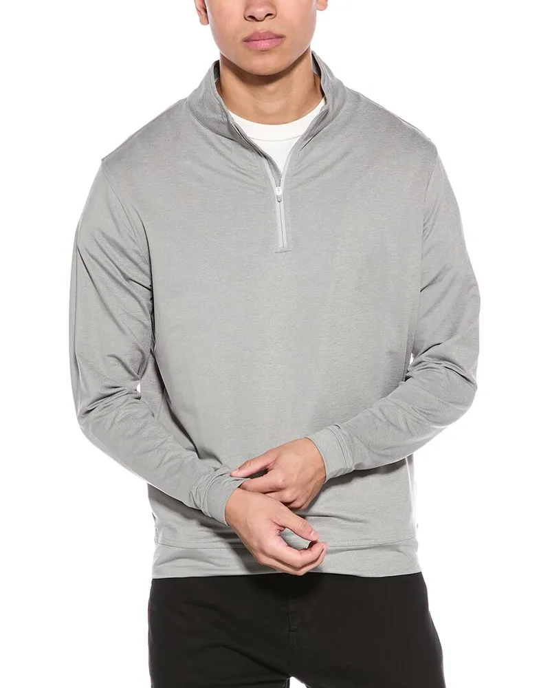 Peter Millar Quarter Zip Knitwear Grey
