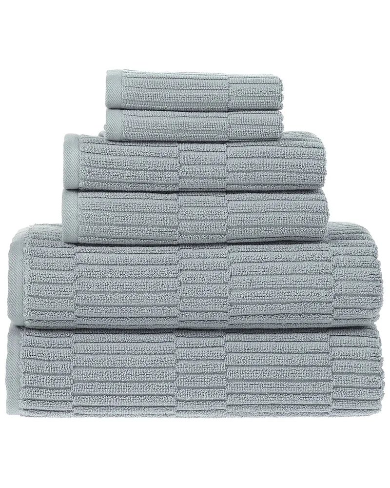 Alexis Antimicrobial Oxford Royale 6pc Towel Set Nocolor