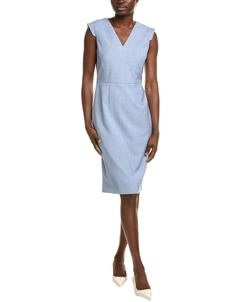 HUGO BOSS Docia Wool Sheath Dress Nocolor