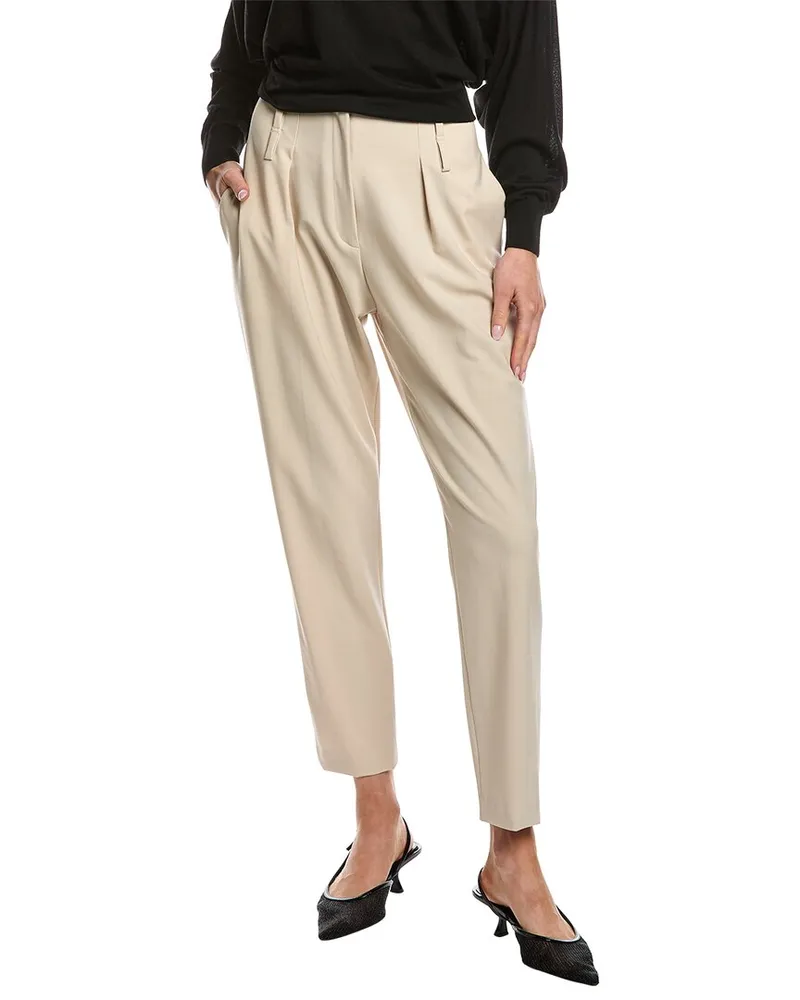 IRO Luanis Wool-Blend Pant Brown