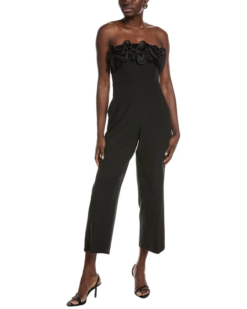 Sam Edelman Strapless Jumpsuit Black