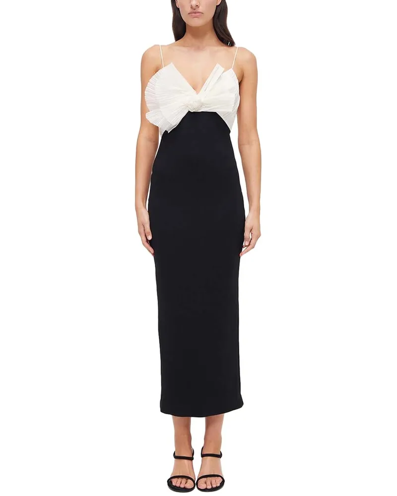 Rachel Gilbert July Strap Midi Dress Black