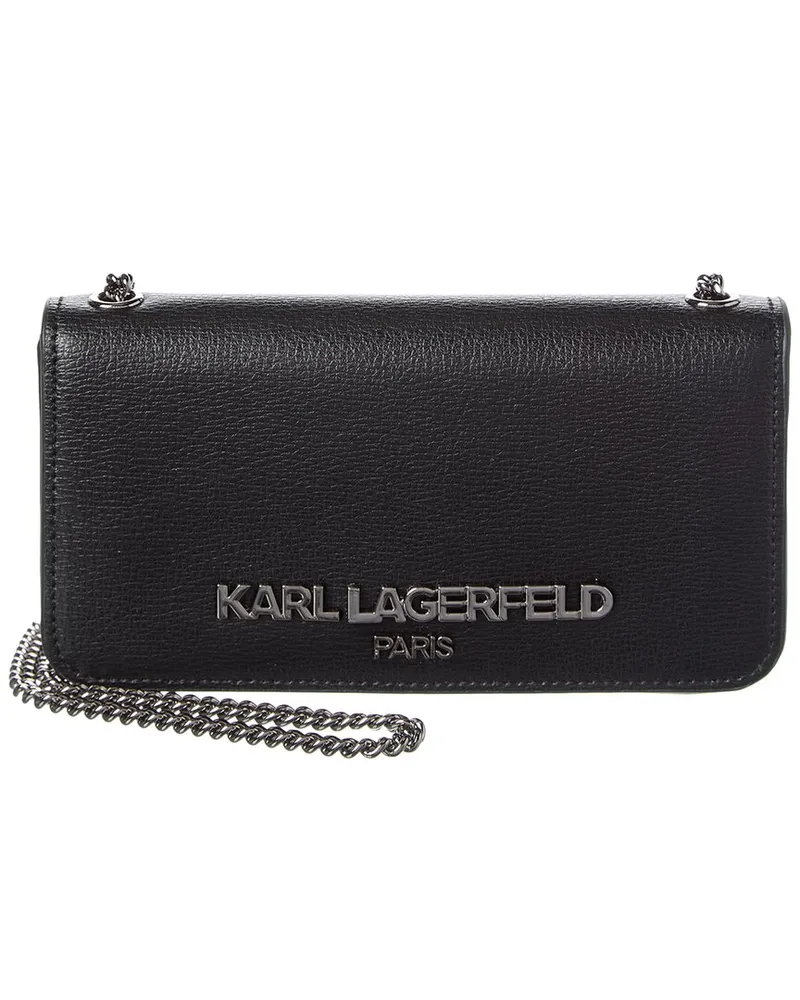 Karl Lagerfeld Lafayette Wallet On Chain Black