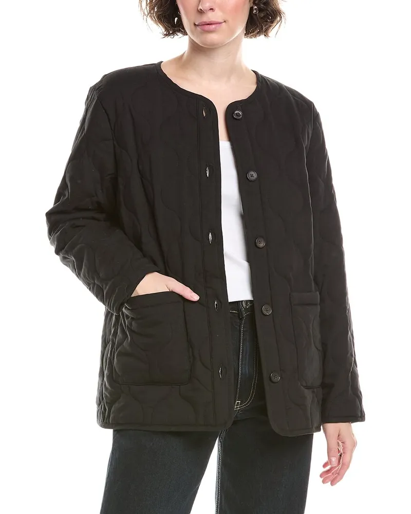 Bella Dahl Quilted Jacket Black