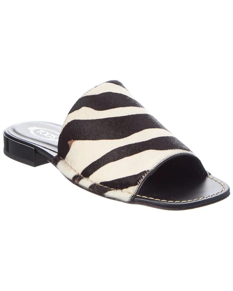 TOD'S TOD’s Haircalf Sandal Black