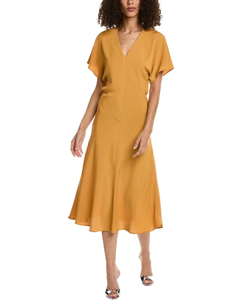 Vanessa Bruno Ariana Midi Dress Orange