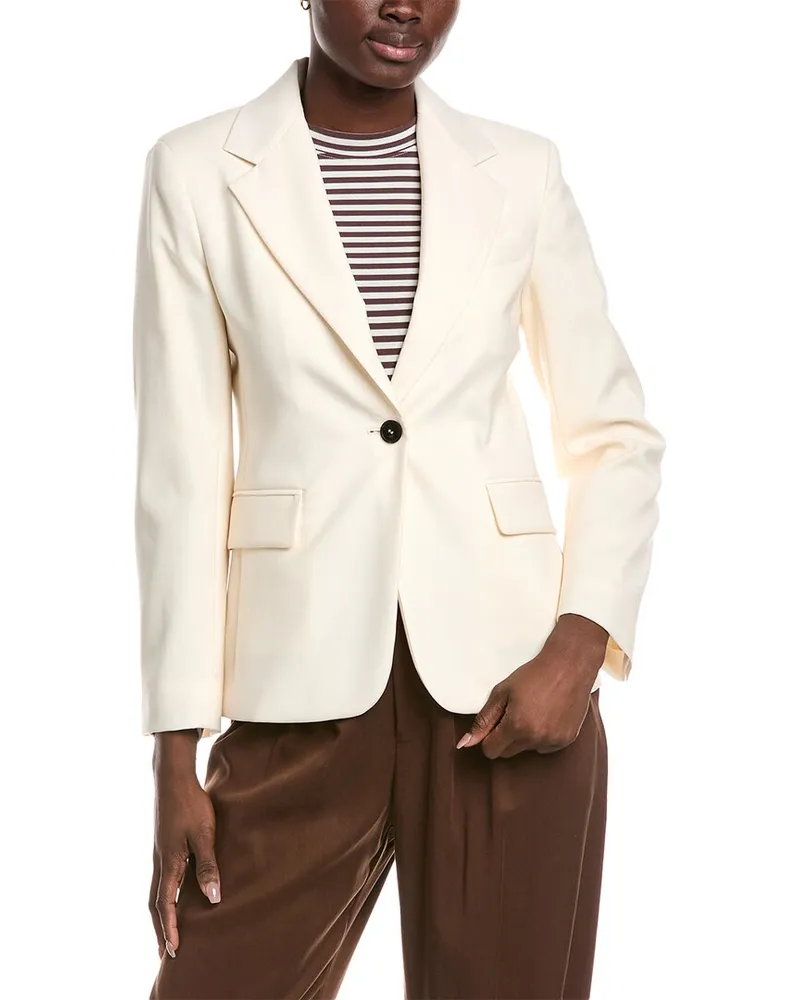 Max Mara Lamine Wool Jacket White