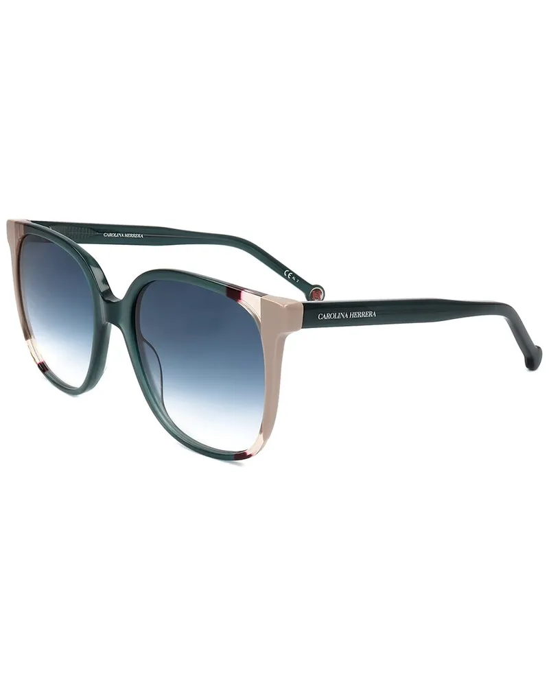 Carolina Herrera New York Women's Fashion 57mm Sunglasses Nocolor