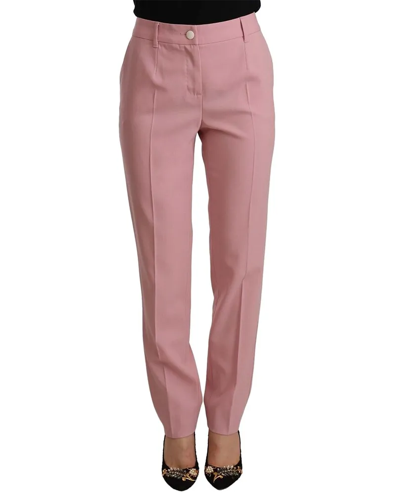 Dolce & Gabbana Wool-Blend Pant Pink