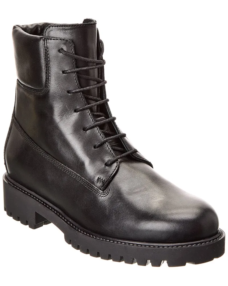 Totême The Husky Leather Boot Black