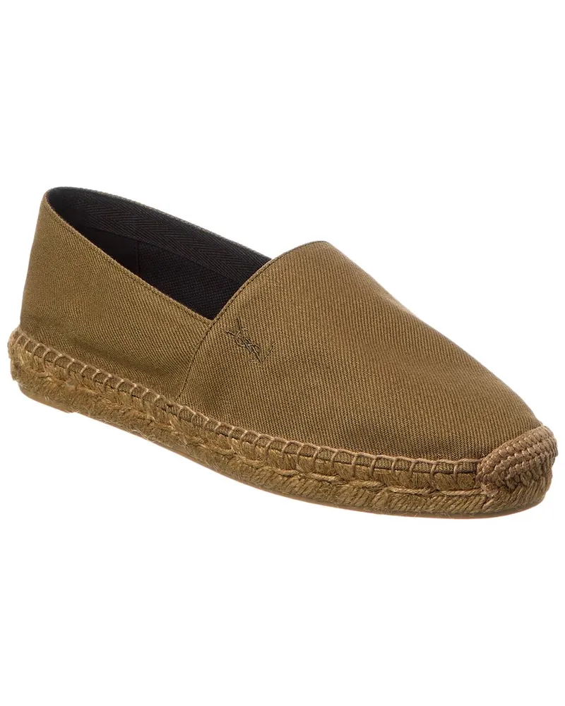 Saint Laurent Gabardine Espadrille Nocolor