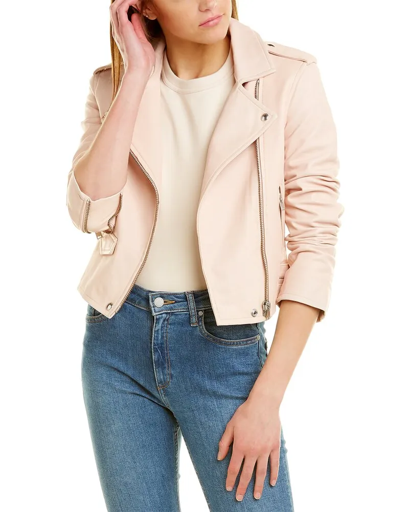 IRO Ashville Leather Biker Jacket Nocolor