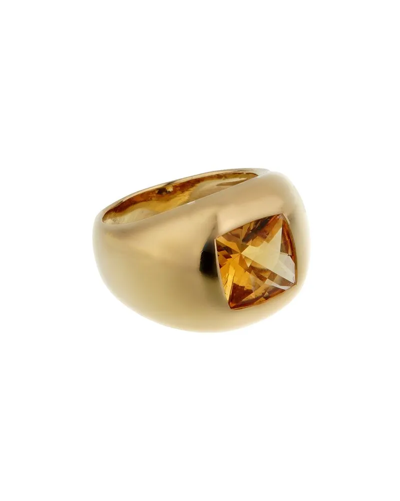 Boucheron 18K 3.00 ct. tw. Citrine Cocktail Ring (Authentic Pre-Loved Nocolor