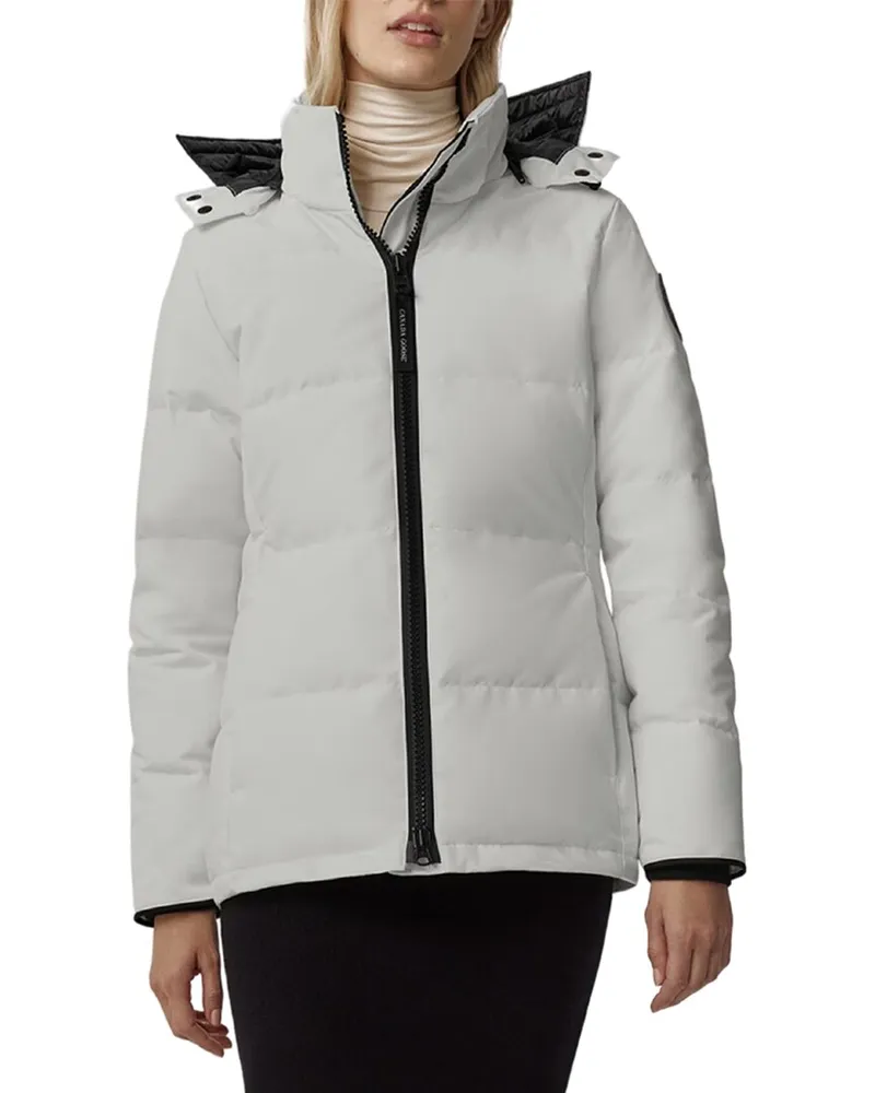 Canada Goose Chelsea Parka Black Label Slim Fit Parka Grey
