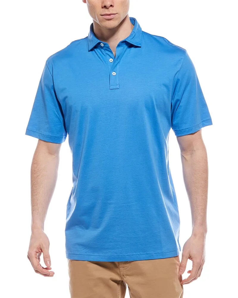 Peter Millar Crown Comfort Polo Shirt Blue