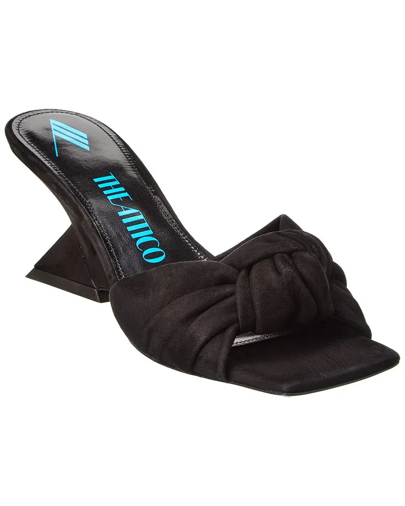 ATTICO Duse Suede Sandal Black
