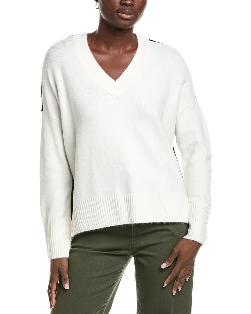 Vince Camuto High-Low Sweater White
