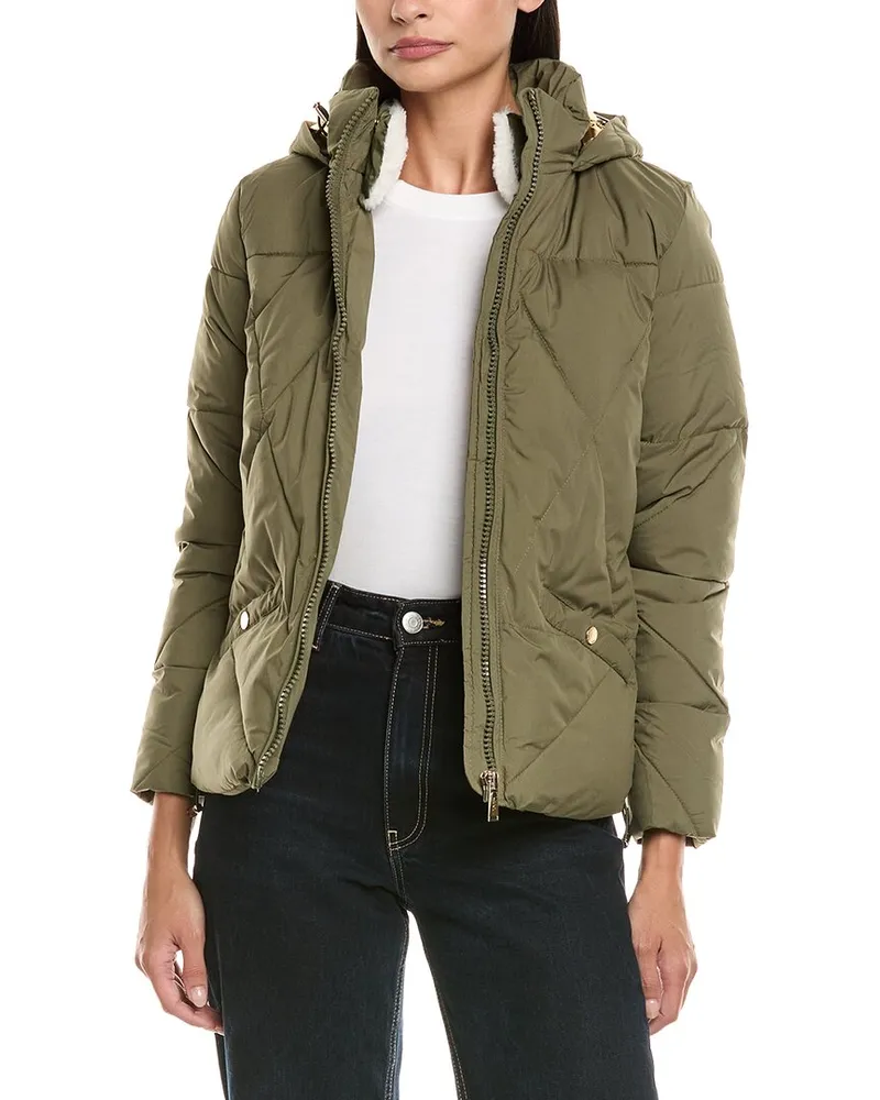 Nicole Miller Coat Green