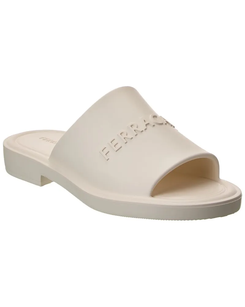 Ferragamo Giuneva 3D Logo Rubber Sandal Nocolor