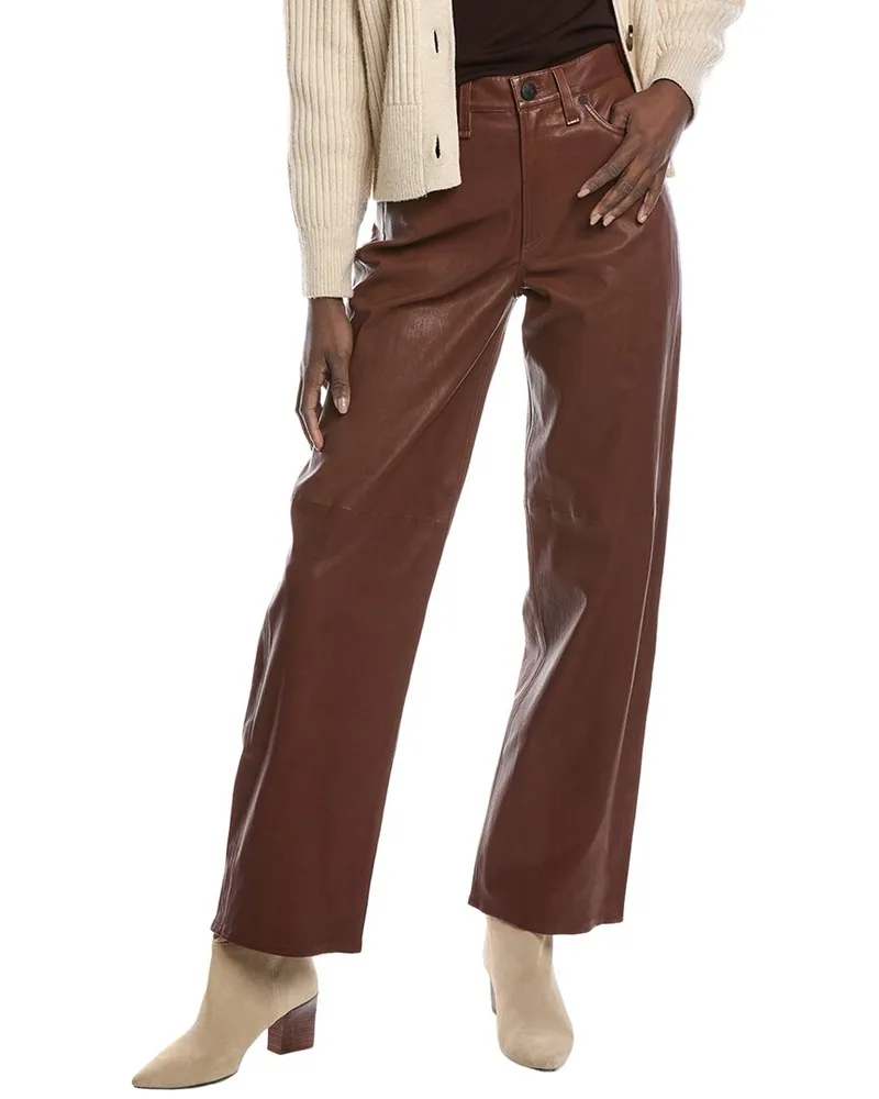 Rag & Bone Logan Leather Pant Black