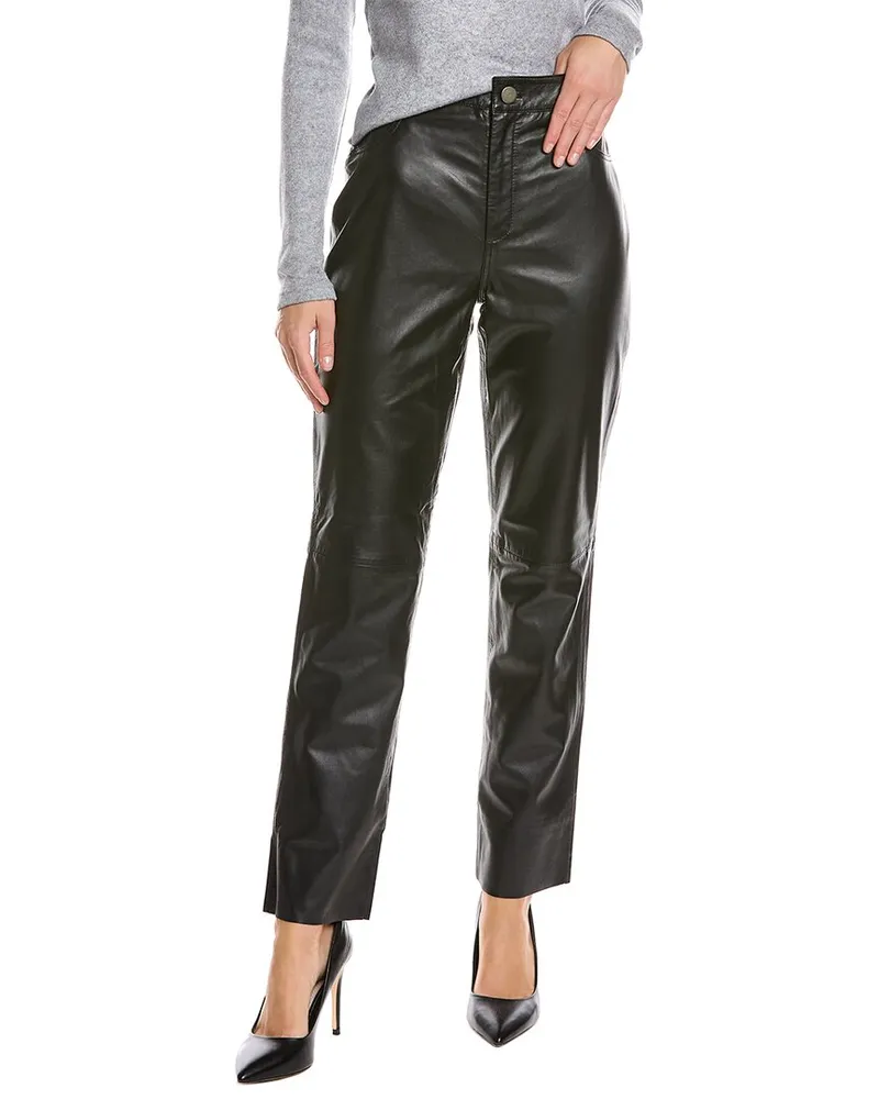 Walter Baker Yvette Leather Pant Black