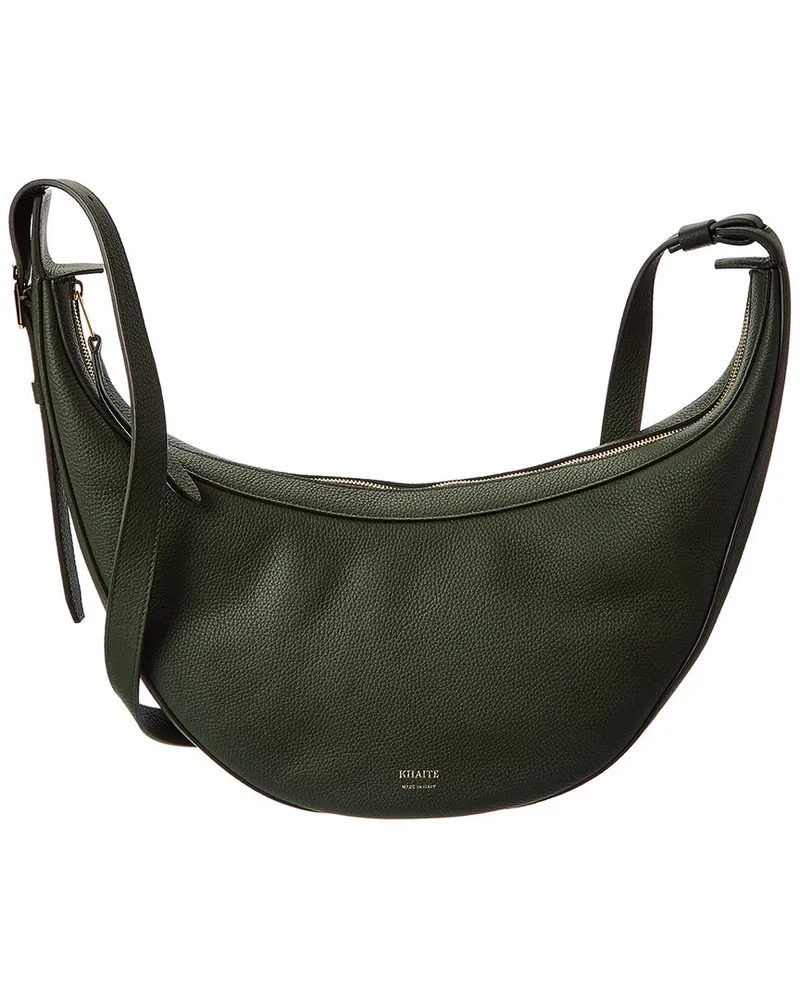 KHAITE Augustina Small Leather Hobo Bag Nocolor