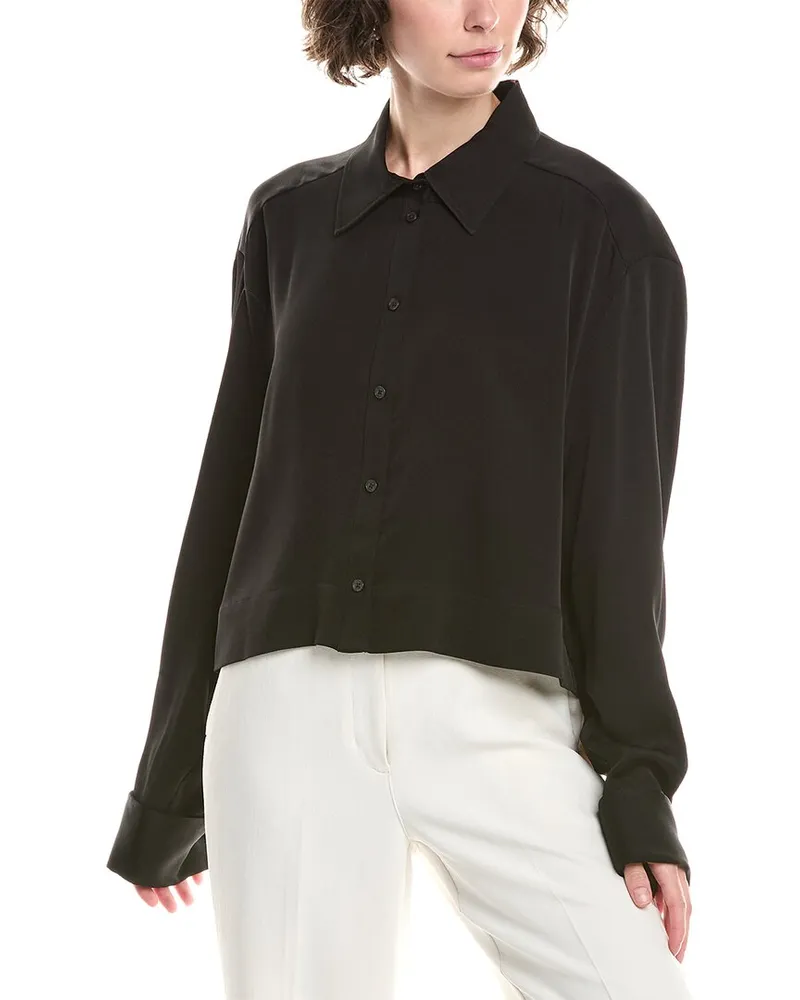 Michael Kors Satin Shirt Black