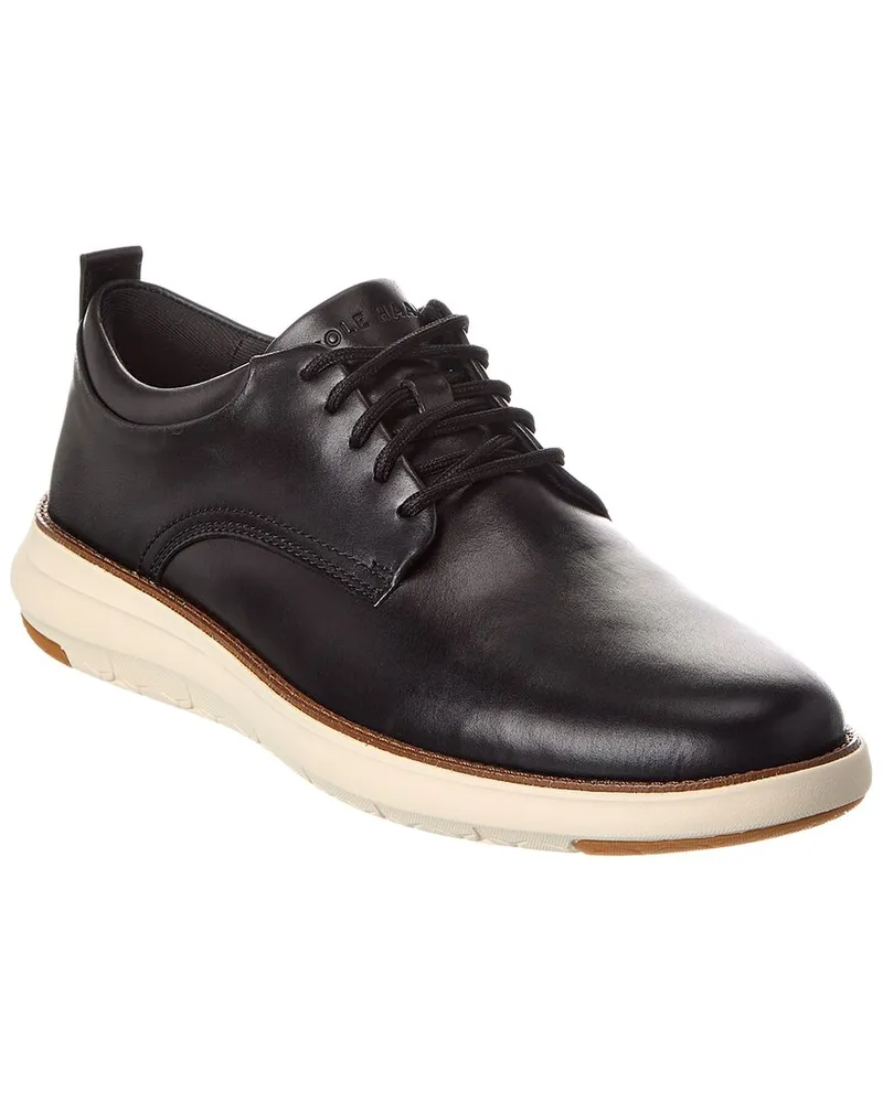 COLE HAAN Grand Remix OX Leather Sneaker Black