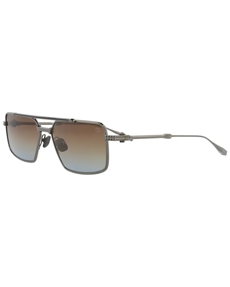 Valentino Garavani Unisex VLS-111C58 58mm Sunglasses Silver