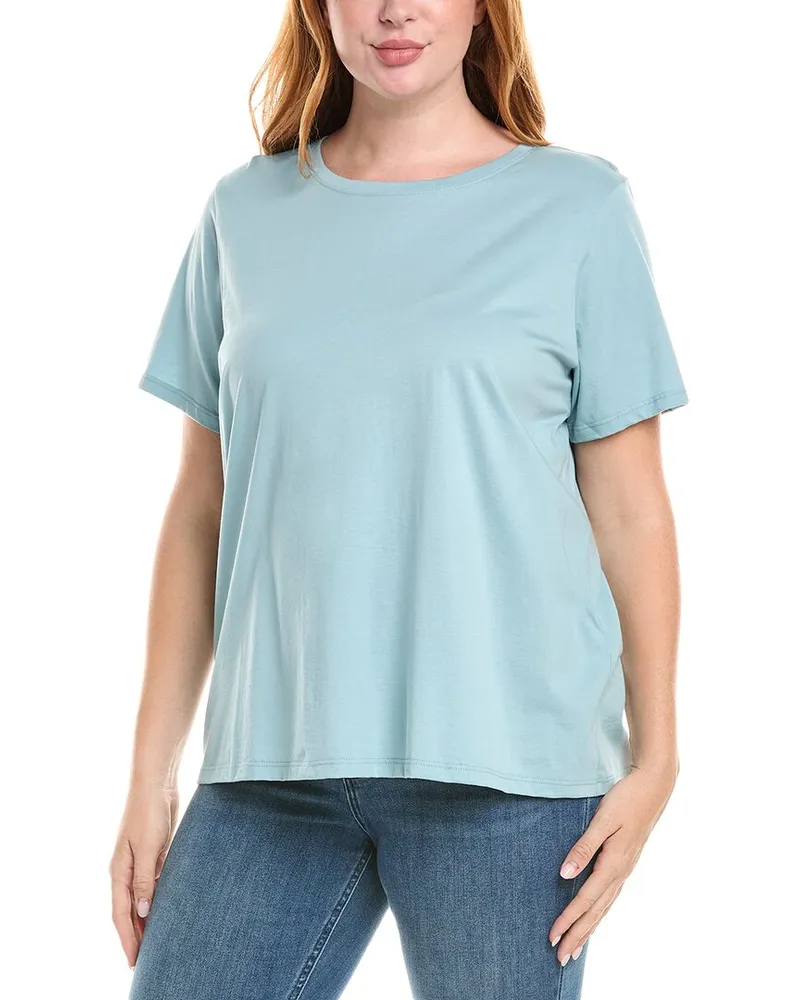 Eileen Fisher Round Neck T-Shirt Green