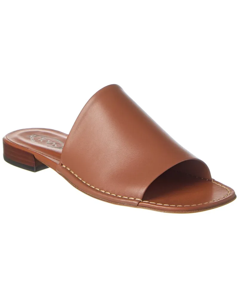 TOD'S TOD’s Leather Sandal Brown