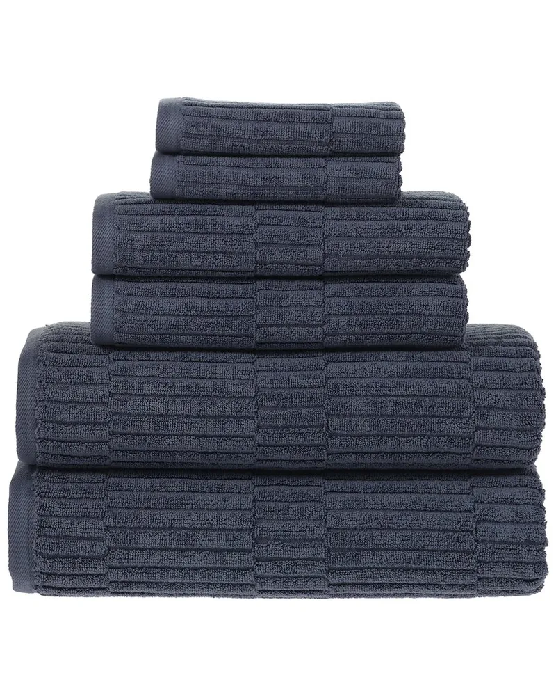 Alexis Antimicrobial Oxford 6Pc Towel Set Nocolor