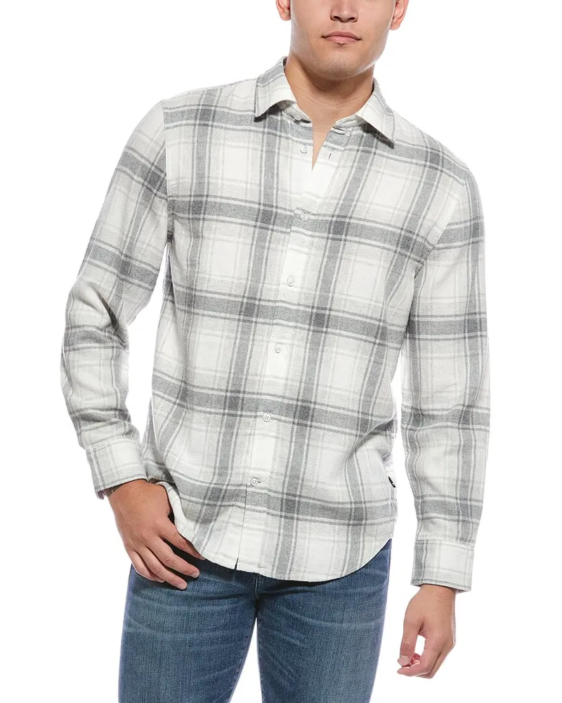 7 for all mankind Check Shirt White