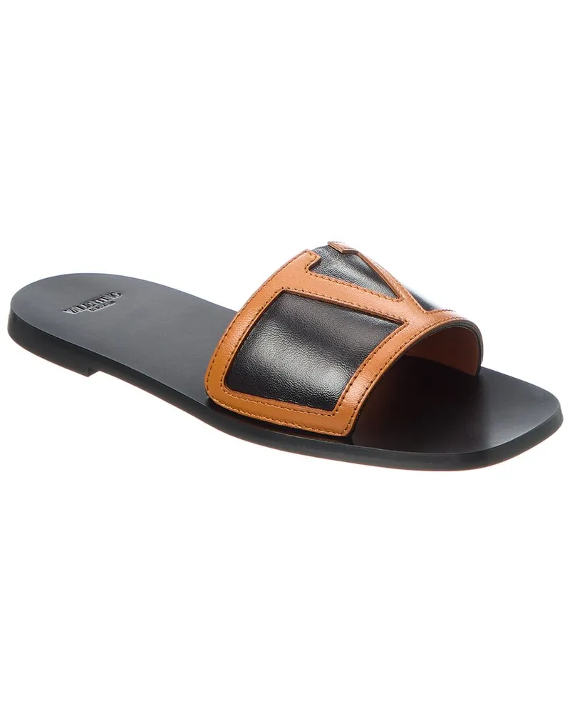 Valentino Garavani Viva Superstar Leather Sandal Nocolor