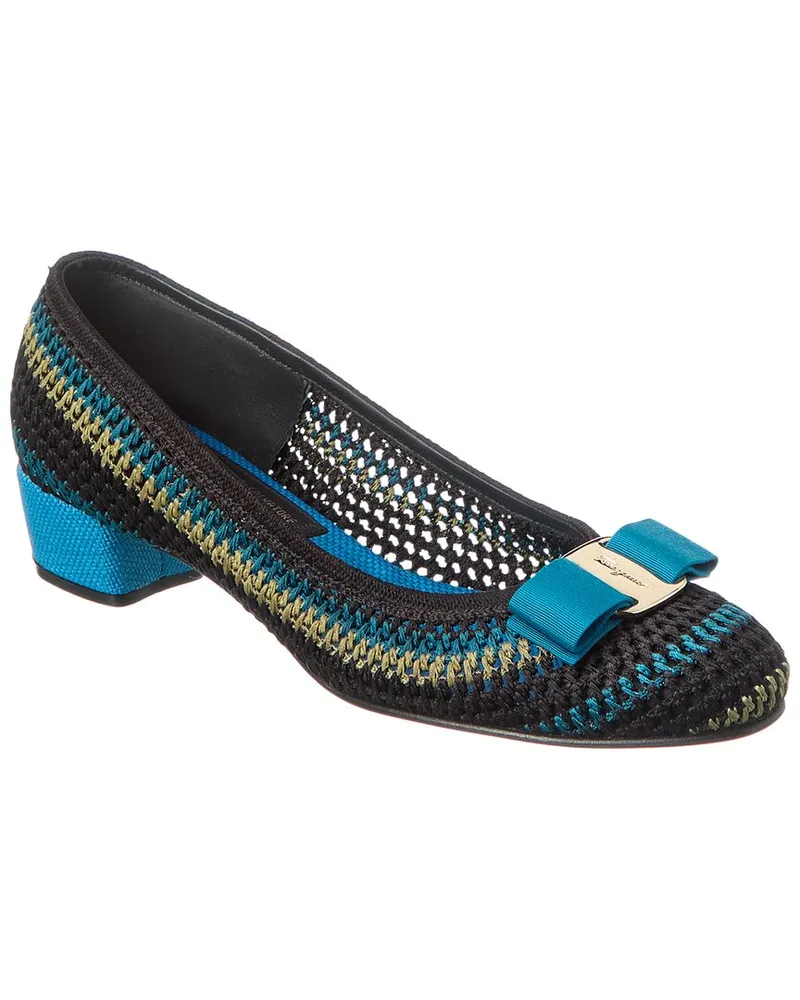 Ferragamo Vara Pump Blue