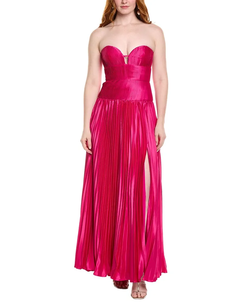 AMUR Ludlow Midi Dress Purple